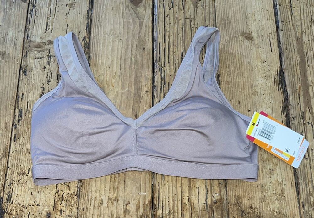Warner’s Womens Size M Simply Wirefree Contour Bra Grey Mink NWT